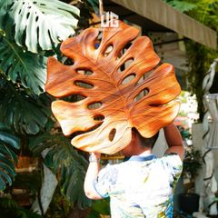  Bàn Coffee Gỗ Teak Monstera 13HX5 D73 