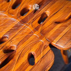  Bàn Coffee Gỗ Teak Monstera 13HX5 D73 