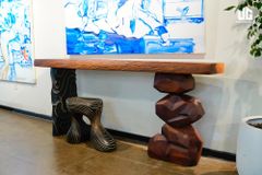  Bàn Console Teak Slab Wood 12IX5 D218 