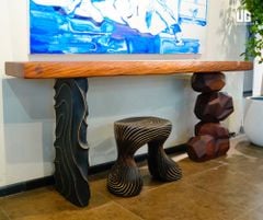  Bàn Console Teak Slab Wood 12IX5 D218 