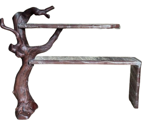 Kệ Decor Gỗ Lũa 2 Tầng 23IX5 D2M