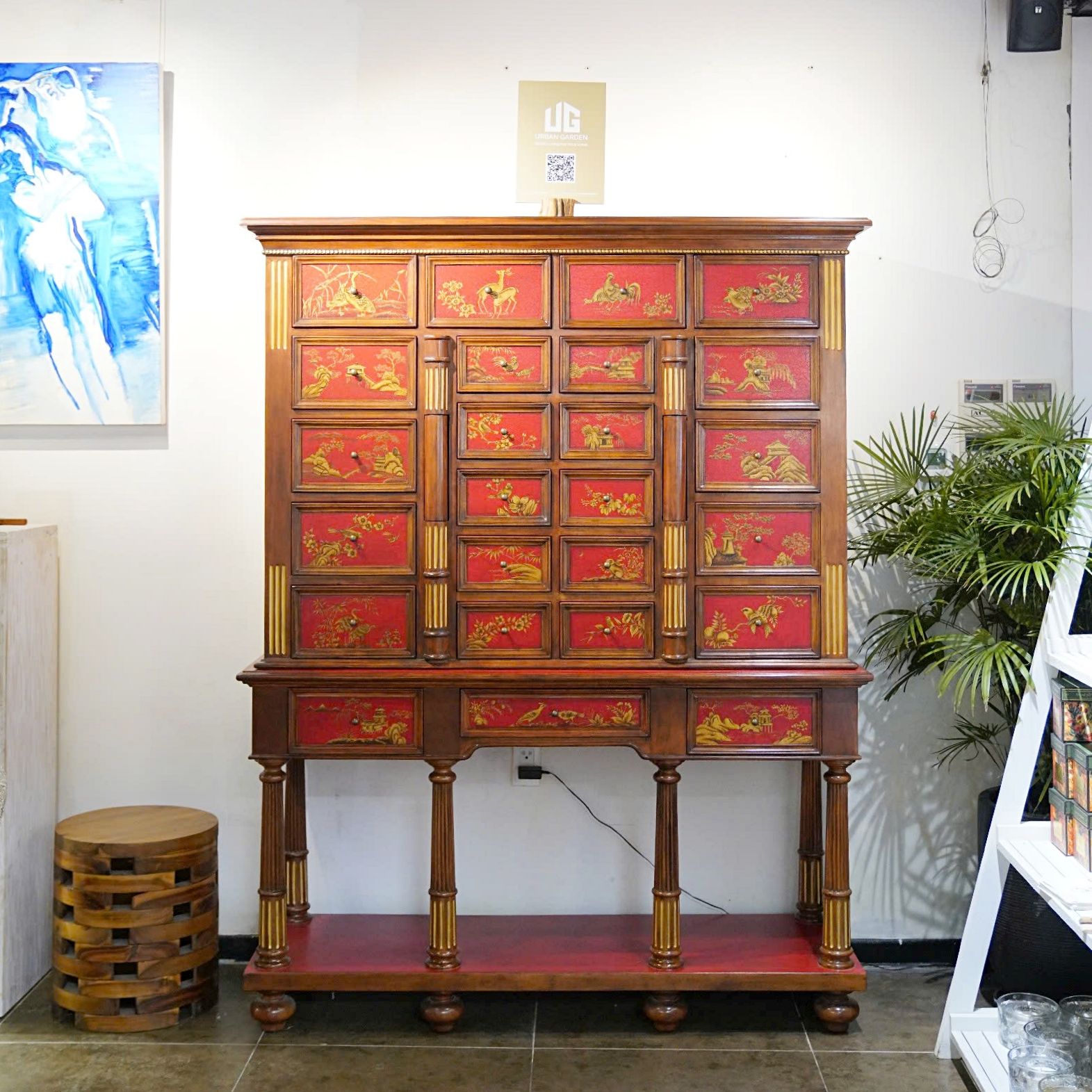  Tủ Gỗ Nhiều Ngăn Mahogany D140 