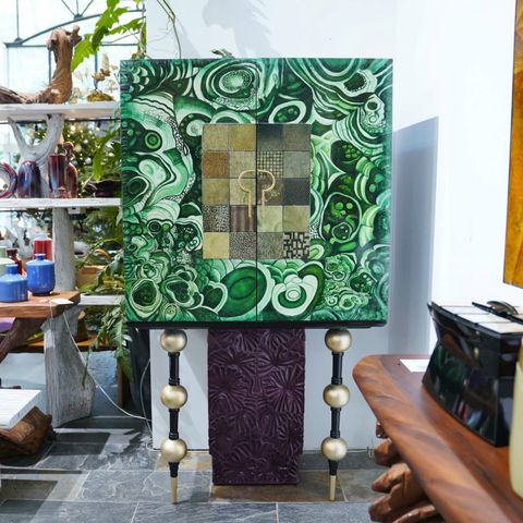 Tủ Minibar Gỗ Ahad D102