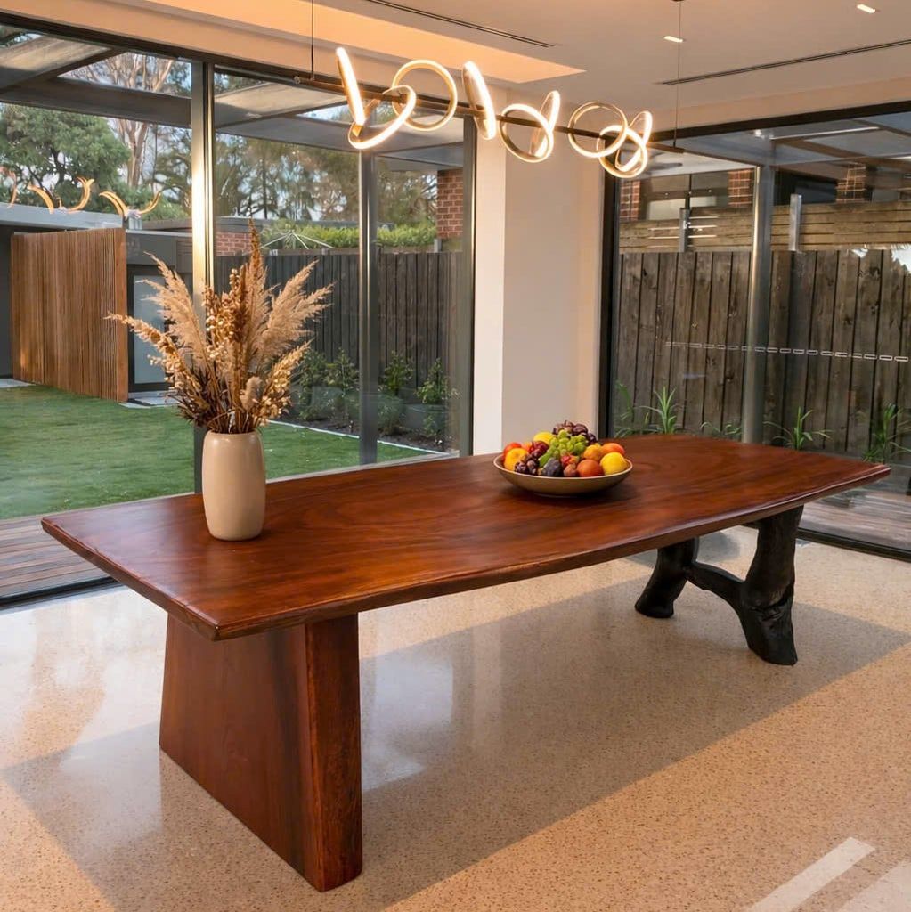  Bàn Ăn Gỗ Rosewood Slab 29AX6 D225 