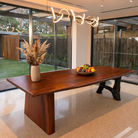 Bàn Ăn Gỗ Rosewood Slab 29AX6 D225