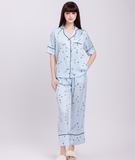  [LUXURY] Pijama Lụa Sọc Sao 