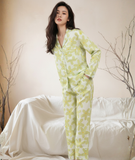  [LUXURY] PJ Lụa Tay Dài Cánh Hoa 