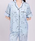  [LUXURY] Pijama Lụa Sọc Sao 