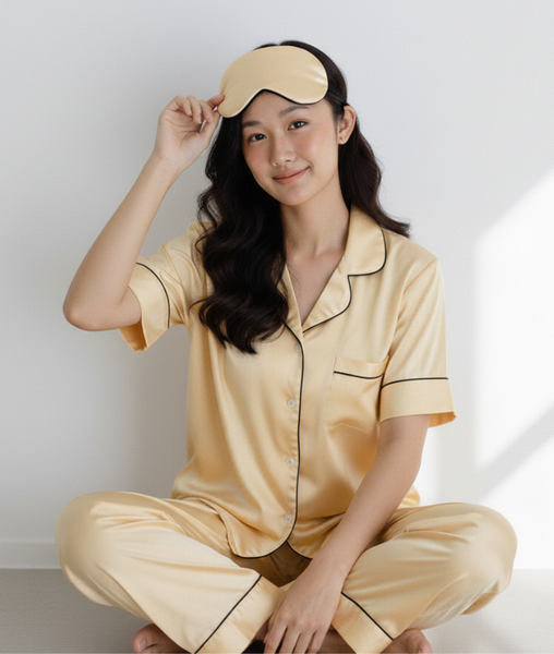 Pijama Lụa Vàng