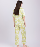  [LUXURY] Pijama Lụa In Cánh Hoa 