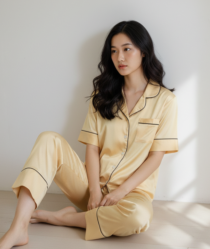  Pijama Lụa Vàng 