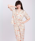  [LUXURY] Pijama Lụa In Hình Cún 