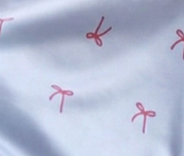  [LUXURY] Pijama Lụa In Nơ Xanh 