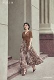  Đầm tay ngắn, Dáng thắt eo 26ADKE034O 