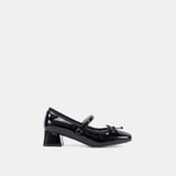  Giày Cao Gót Nữ Chrisbella Đen Cao 4,5cm EHE026Z0 