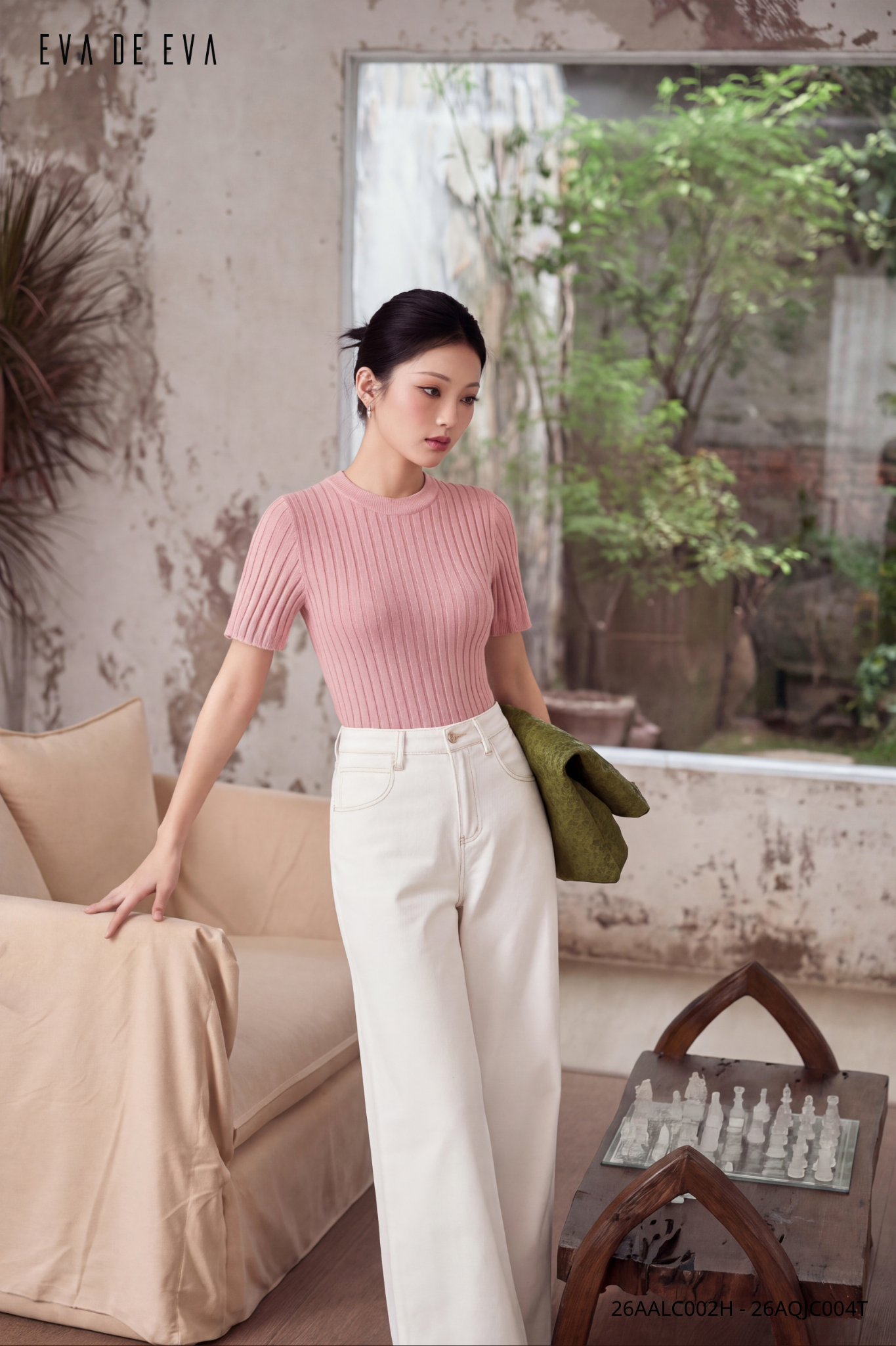  Quần dài, Ống suông 26AQJC004T 