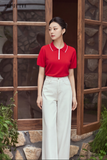  Áo len ngắn tay,  26AALE003Đ 