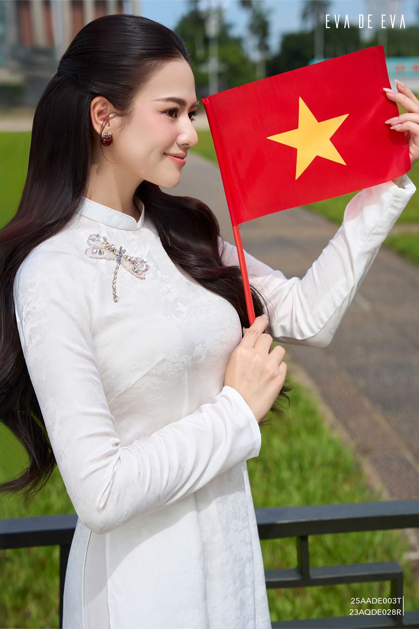  Áo dài truyền thống,  25AADE003T 