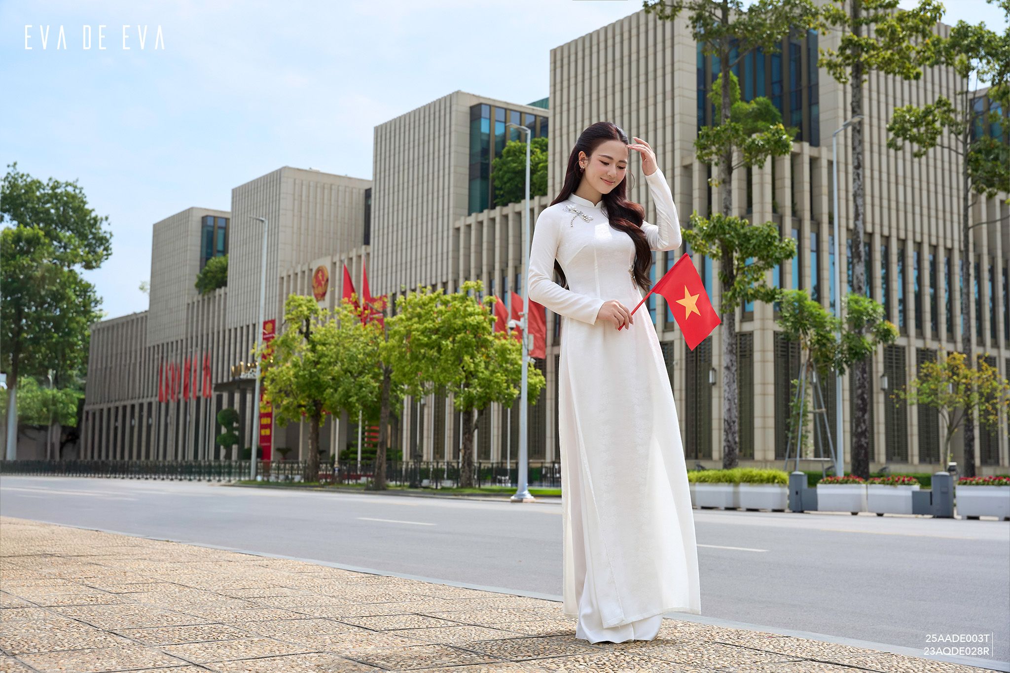  Áo dài truyền thống,  25AADE003R 