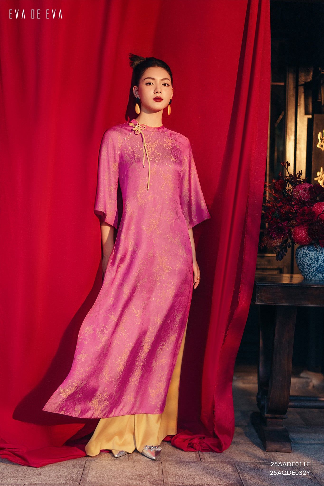  Quần dài, Ống suông 25AQDE032Y 