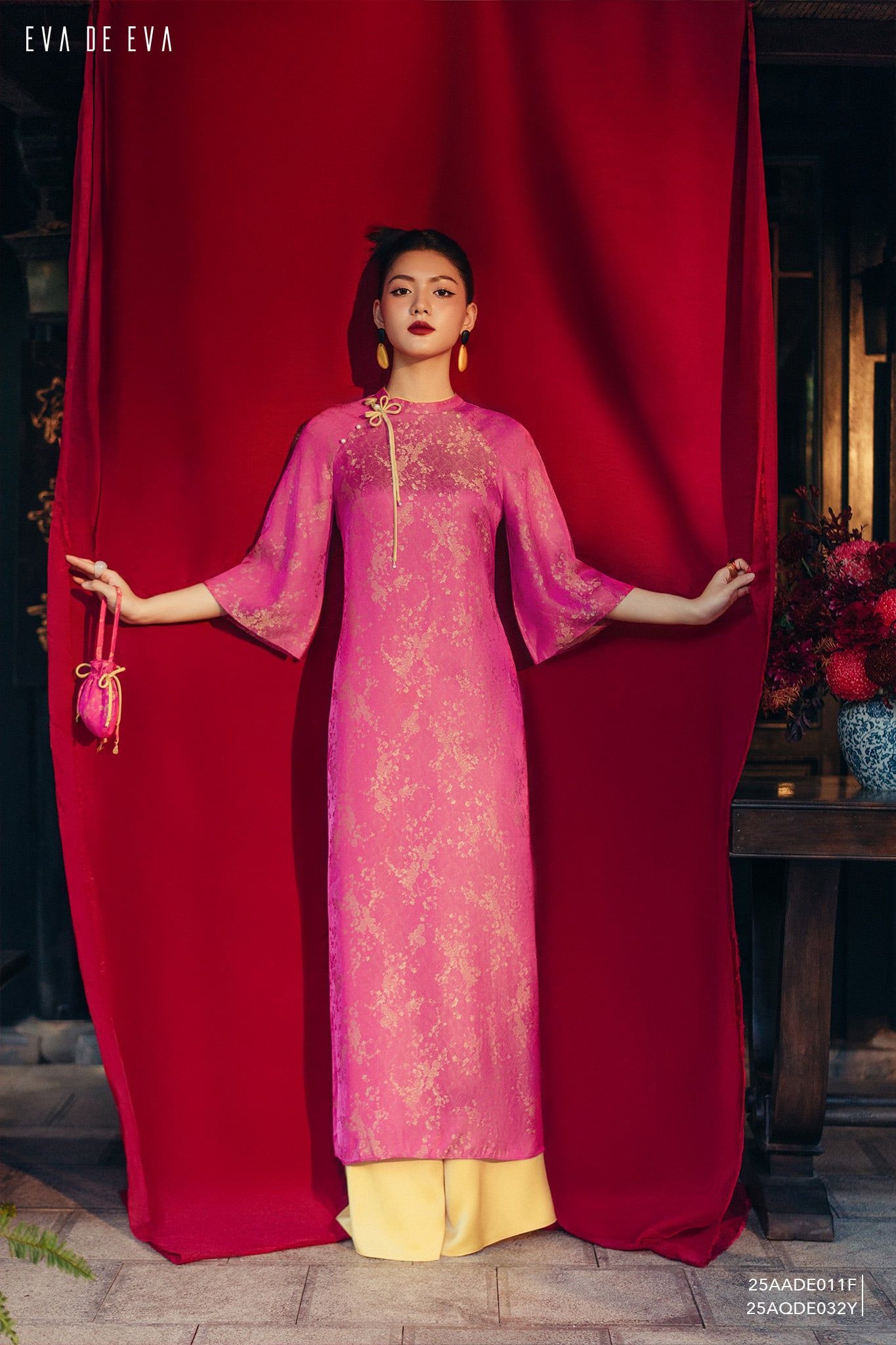  Quần dài, Ống suông 25AQDE032Y 