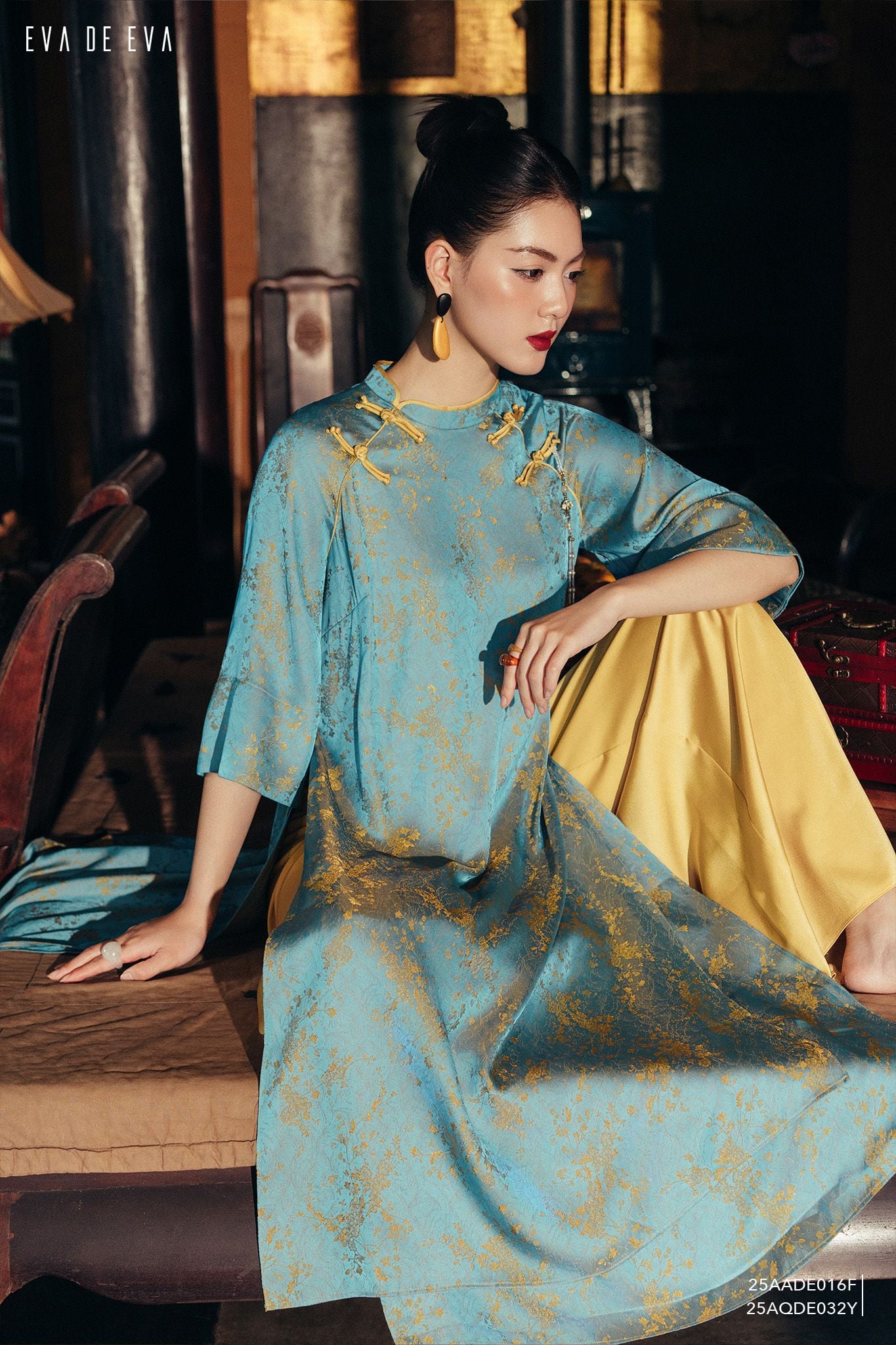  Quần dài, Ống suông 25AQDE032Y 