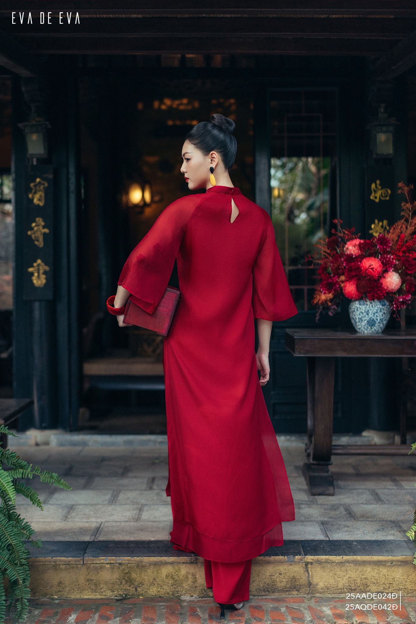  Quần dài, Ống suông 25AQDE042Đ 