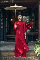  Áo dài cách tân,  25AADE024Đ 