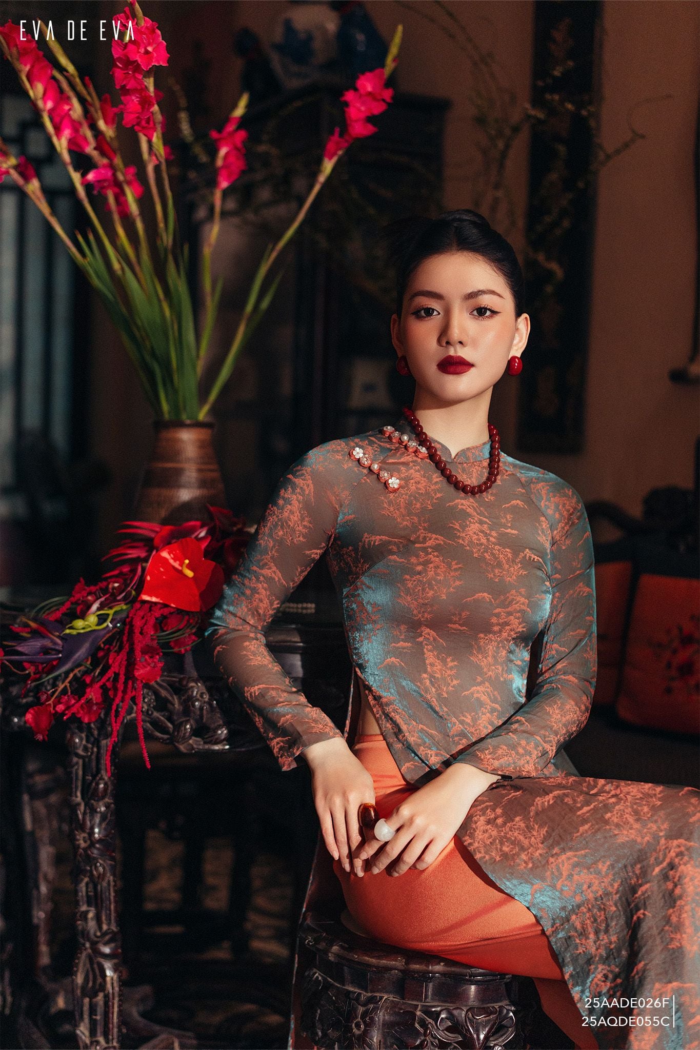  Áo dài truyền thống,  25AADE026F 