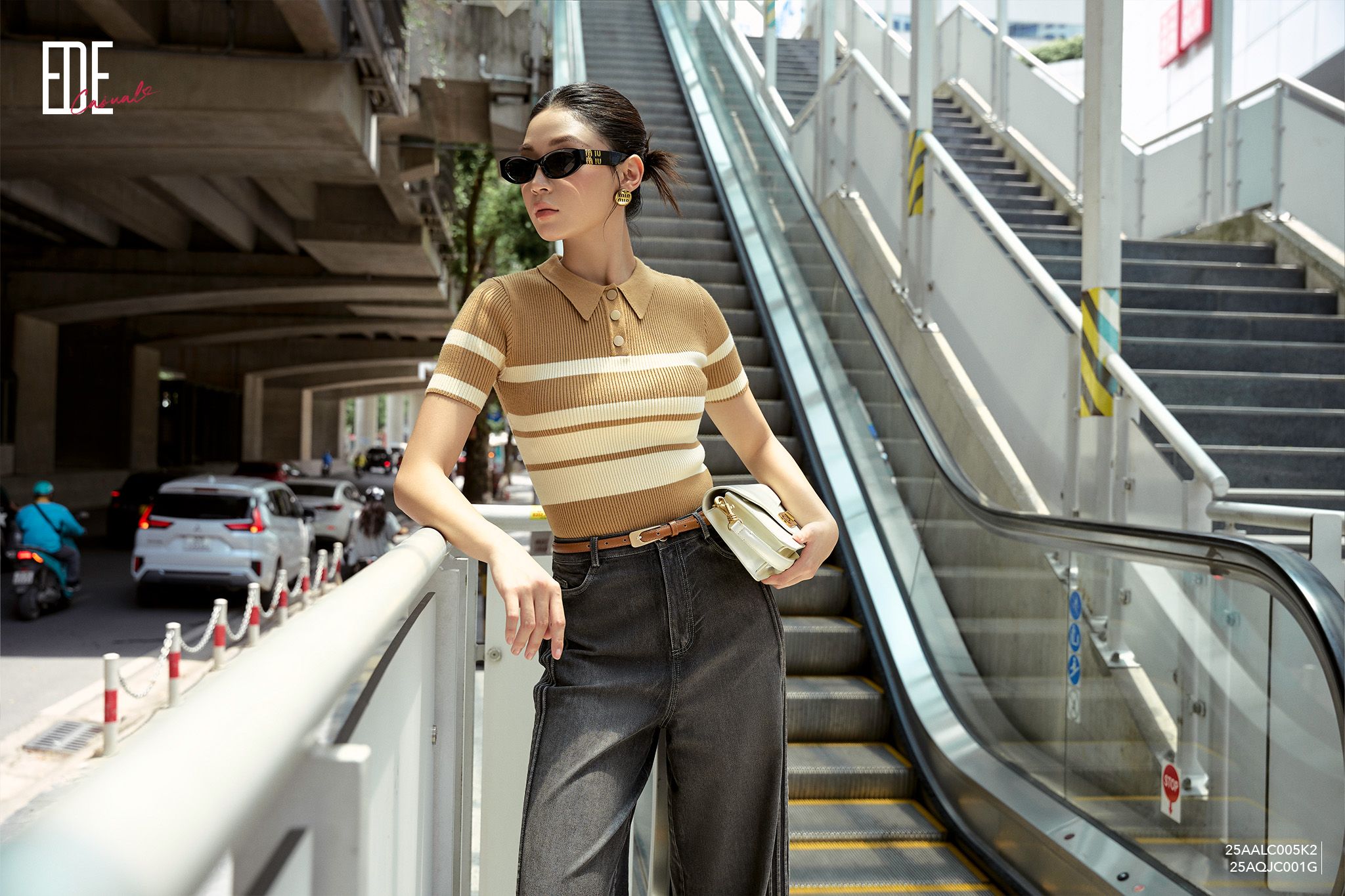  Áo len ngắn tay,  25AALC005K2 