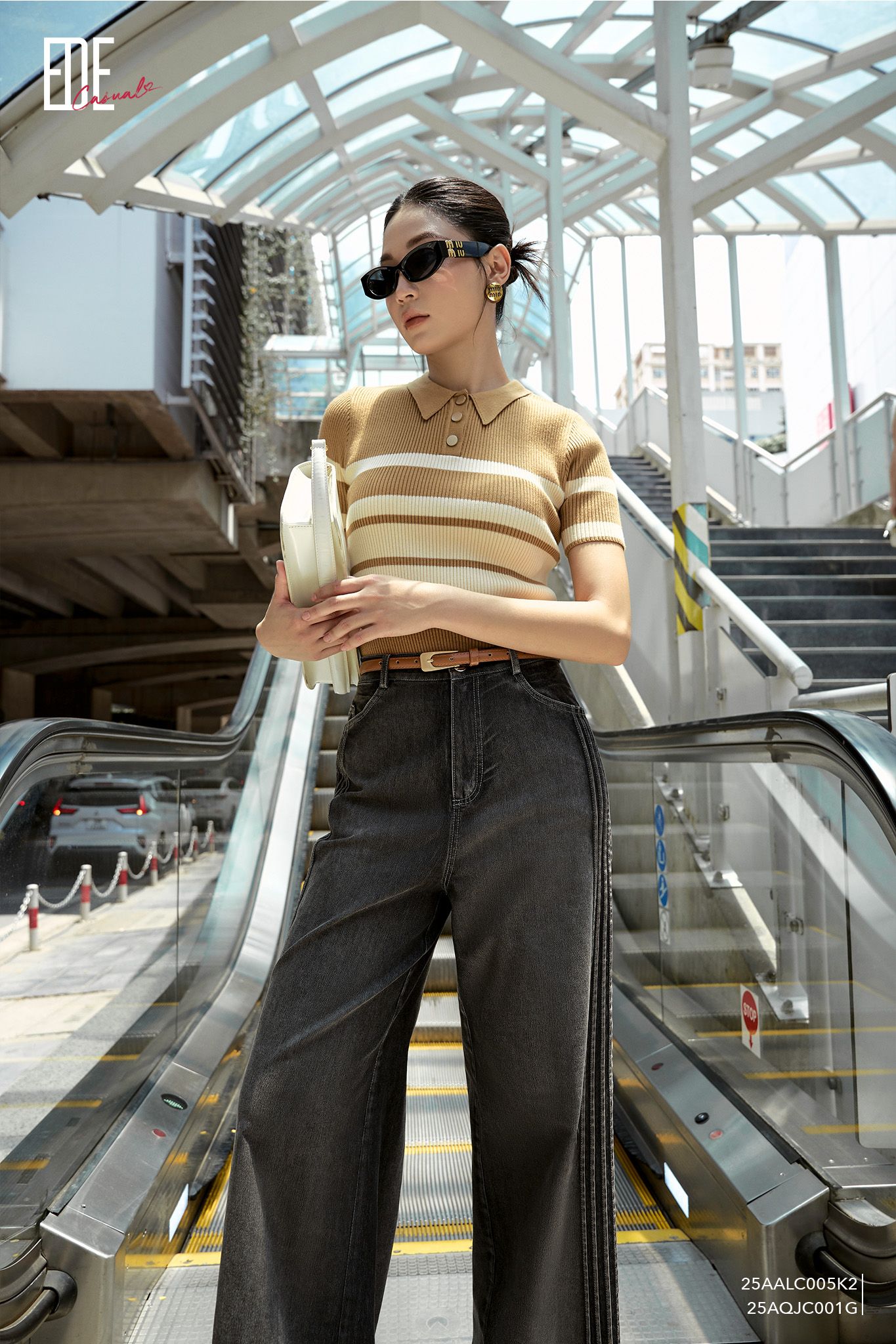  Áo len ngắn tay,  25AALC005K2 