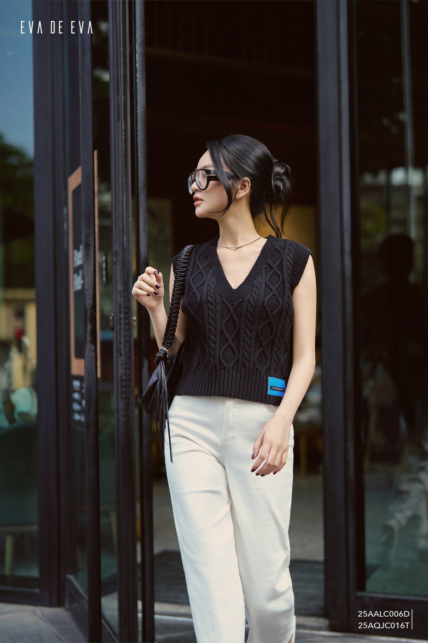  Áo len sát nách,  25AALC006D 