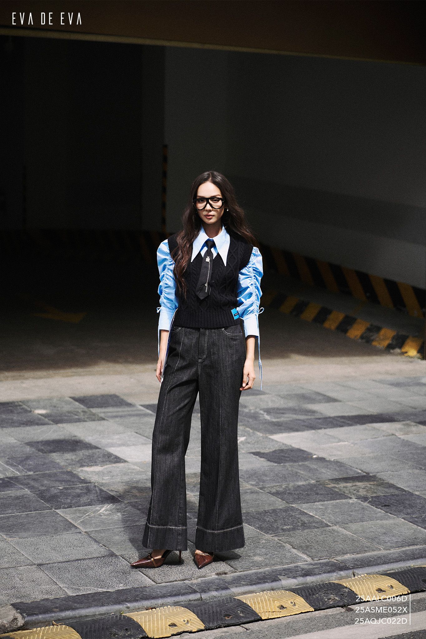  Áo len sát nách,  25AALC006D 