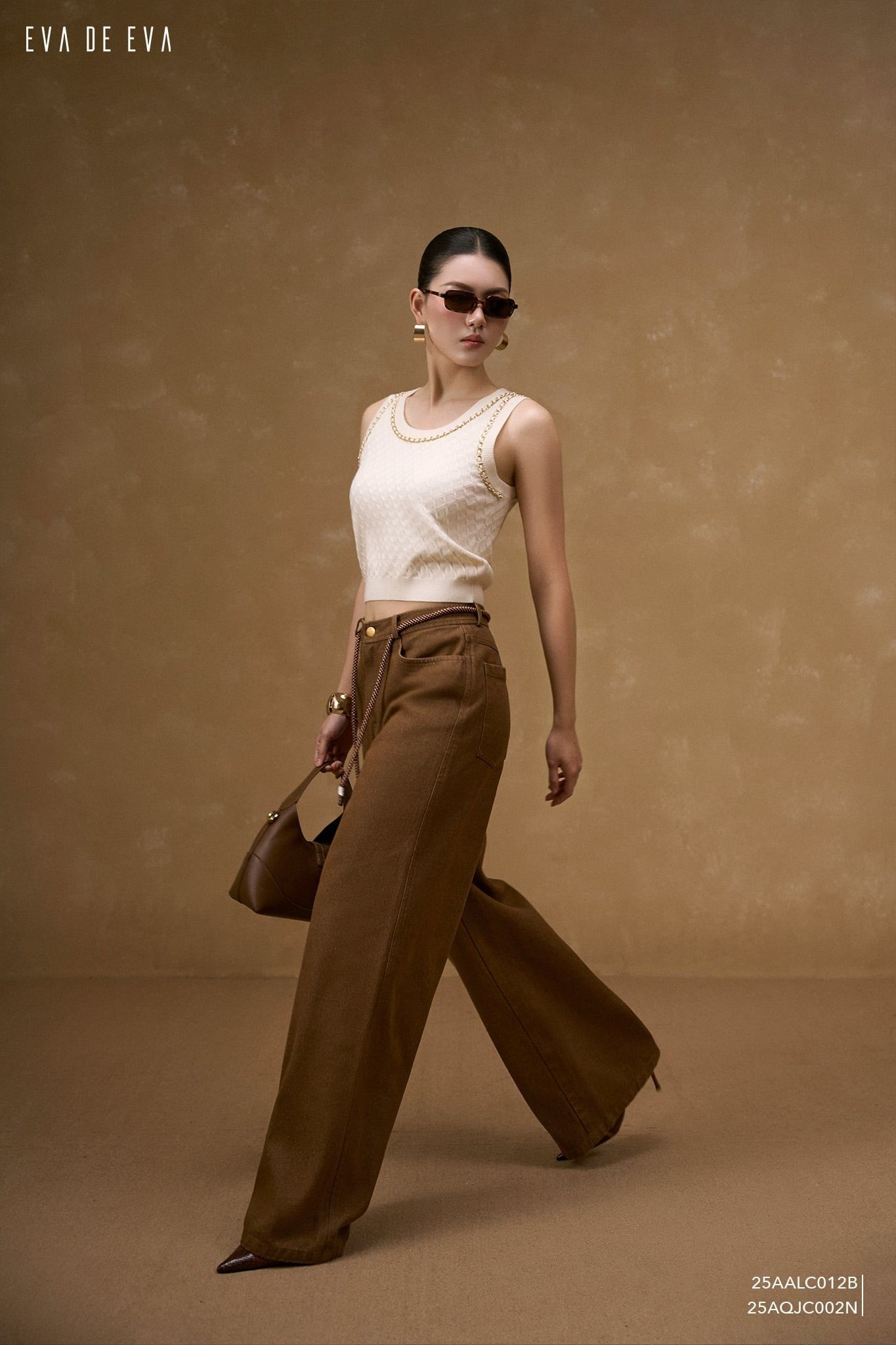  Áo len sát nách,  25AALC012B 