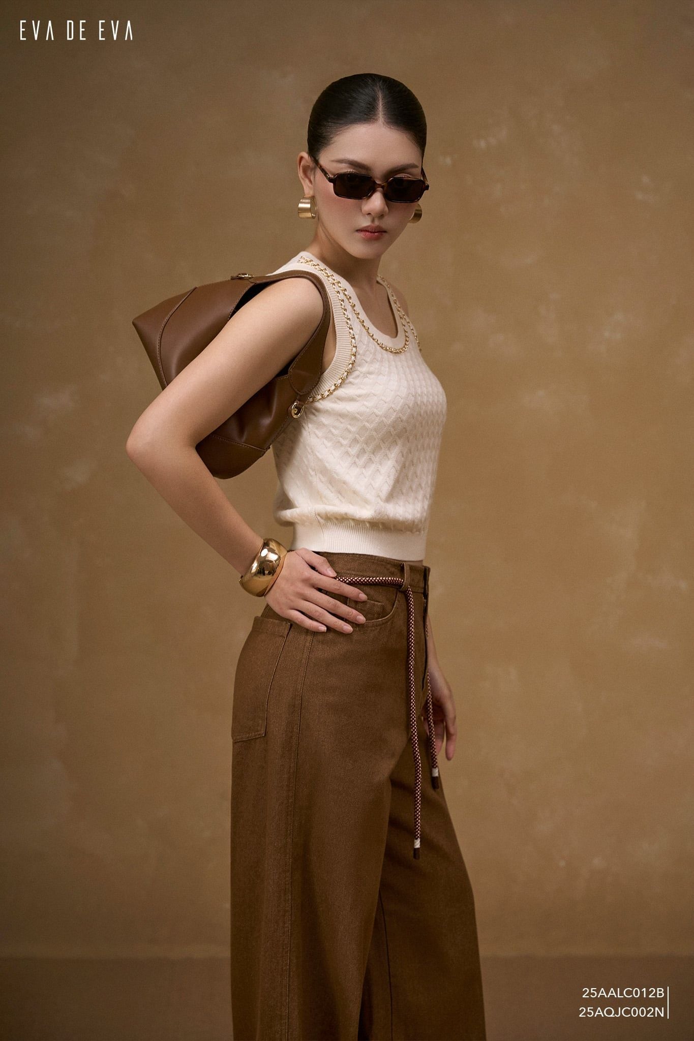  Áo len sát nách,  25AALC012B 