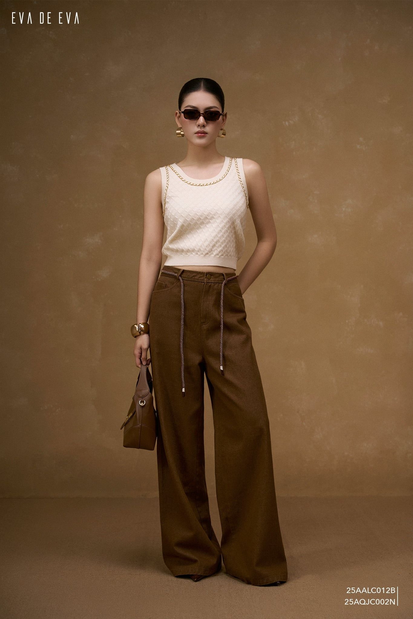  Áo len sát nách,  25AALC012B 