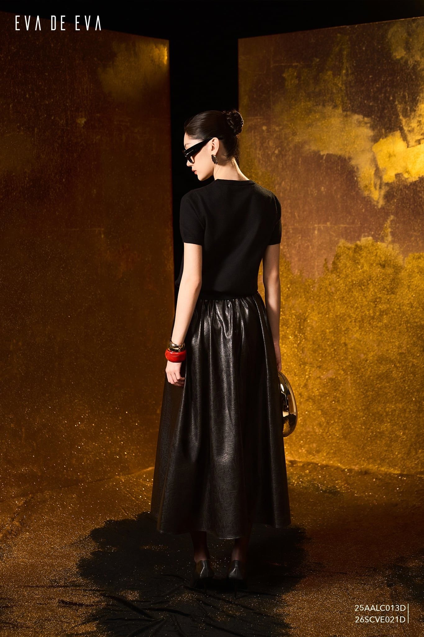  Chân váy Midi, Dáng xòe 26SCVE021D 