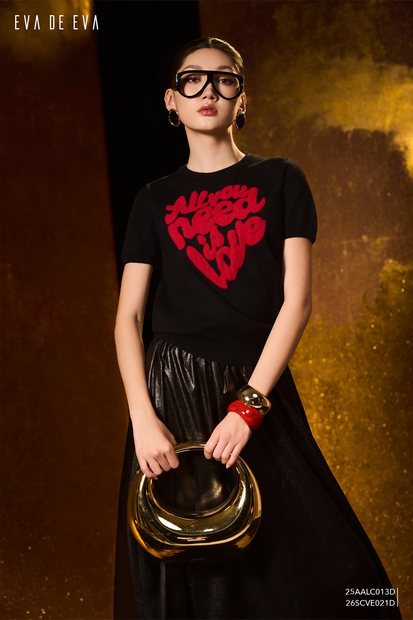  Chân váy Midi, Dáng xòe 26SCVE021D 