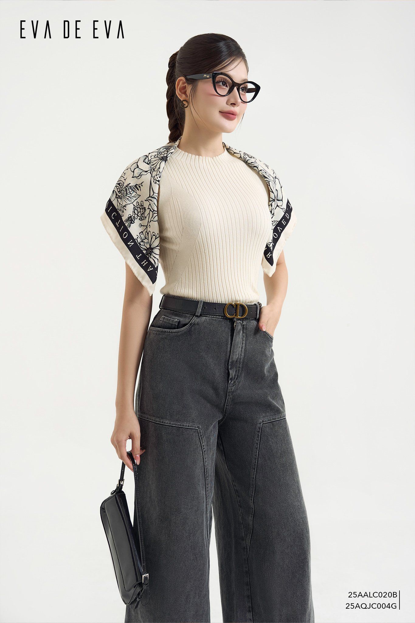  Quần dài, Ống suông 25AQJC004G 