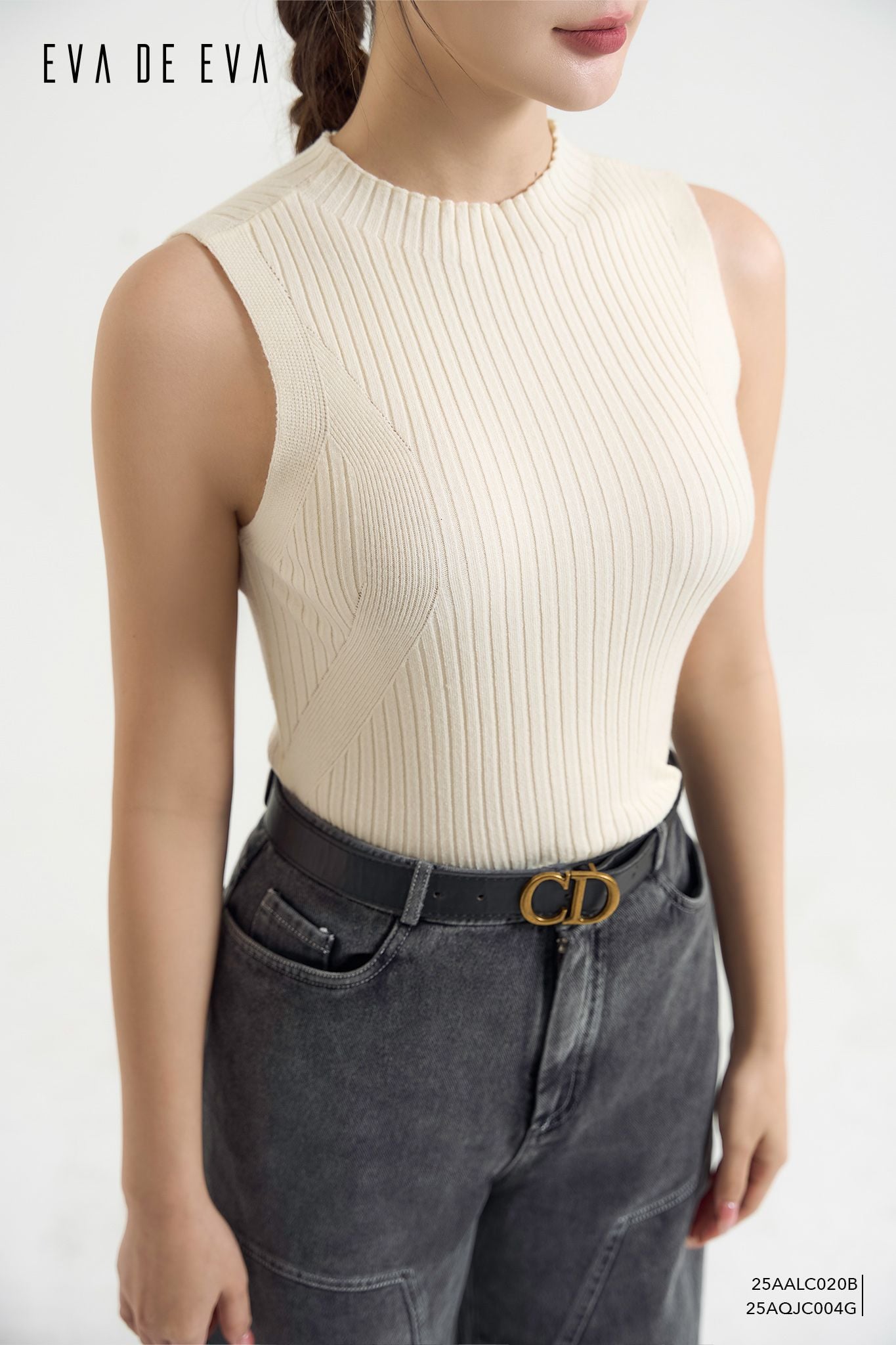  Áo len sát nách,  25AALC020B 