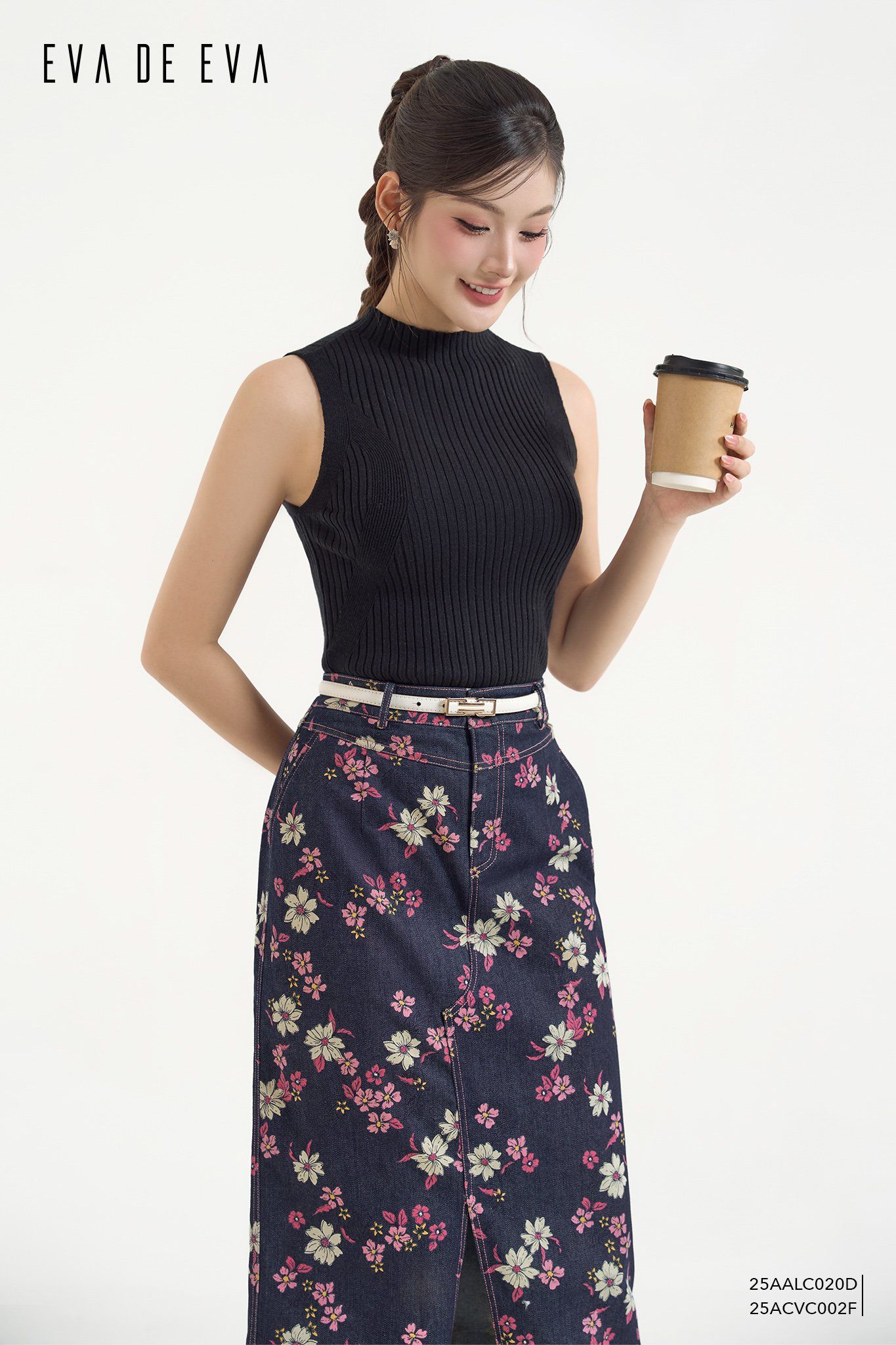  Chân váy Midi, Dáng ôm 25ACVC002F 