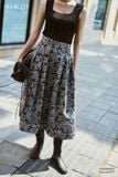  Chân váy Midi, Dáng xòe 25ACVE023F đi kèm TLU25_019D 