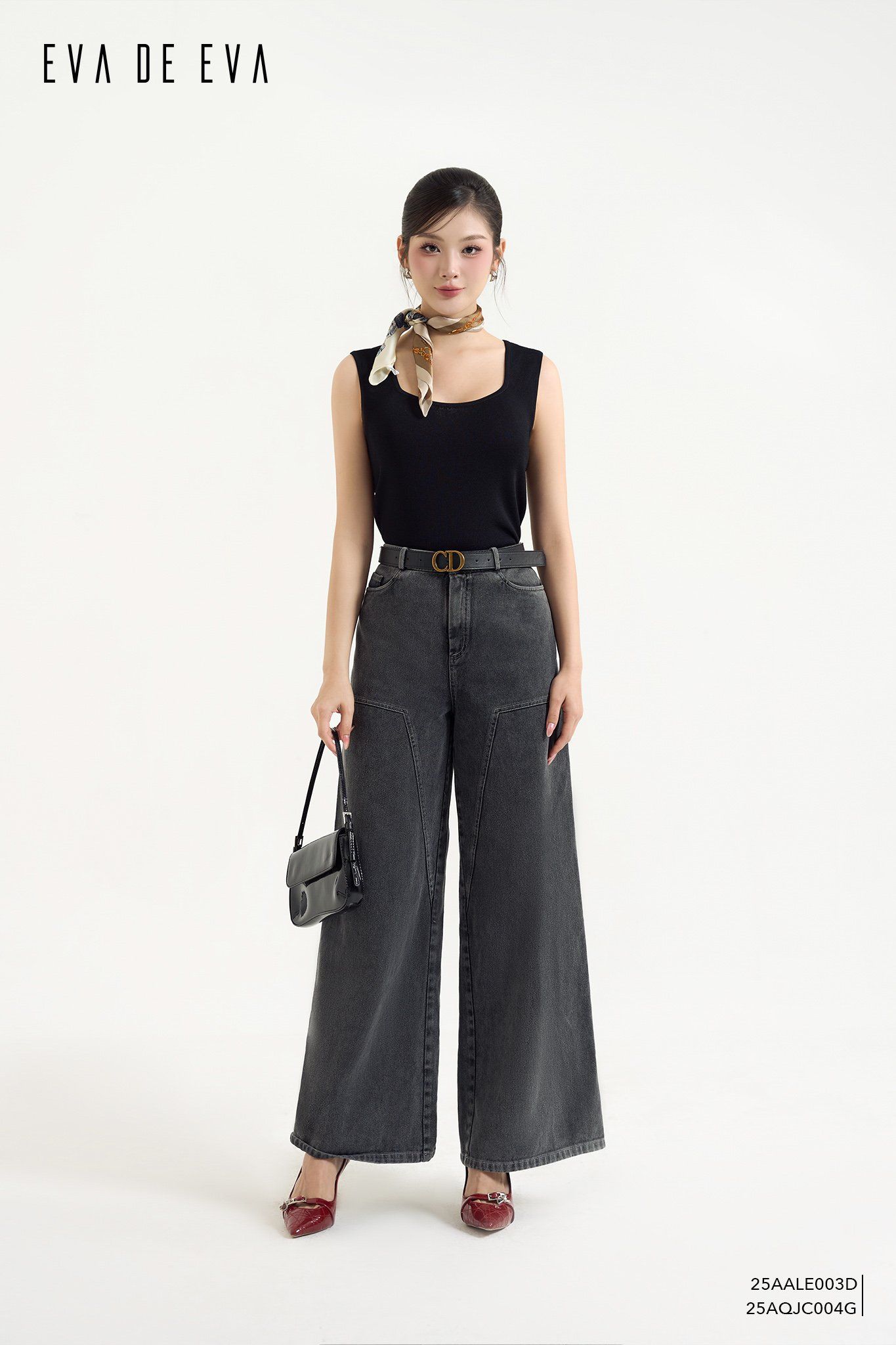  Quần dài, Ống suông 25AQJC004G 