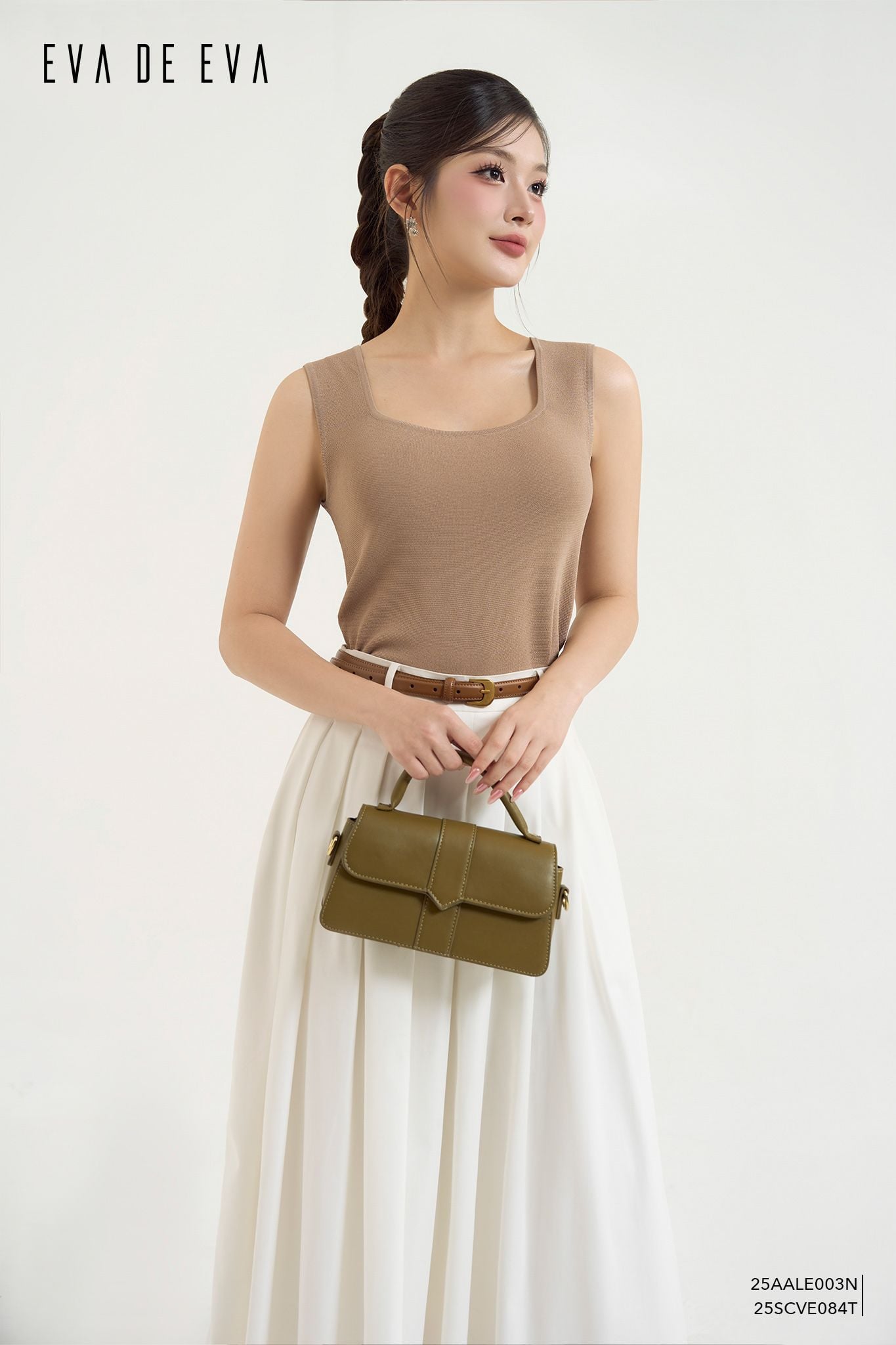  Áo len sát nách,  25AALE003N 