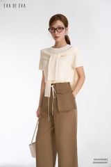  Áo len ngắn tay,  25AALE004B 