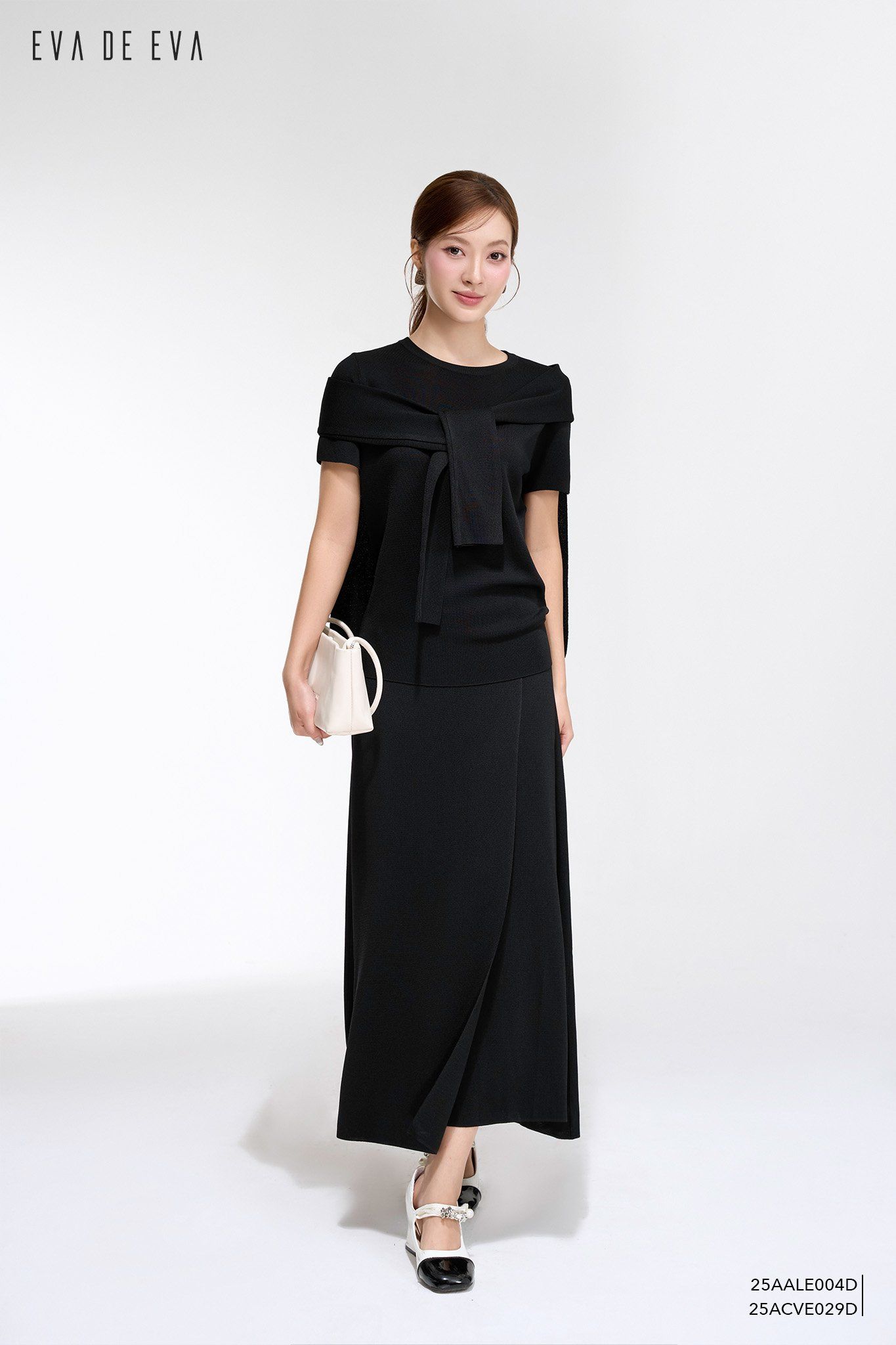  Áo len ngắn tay,  25AALE004D 