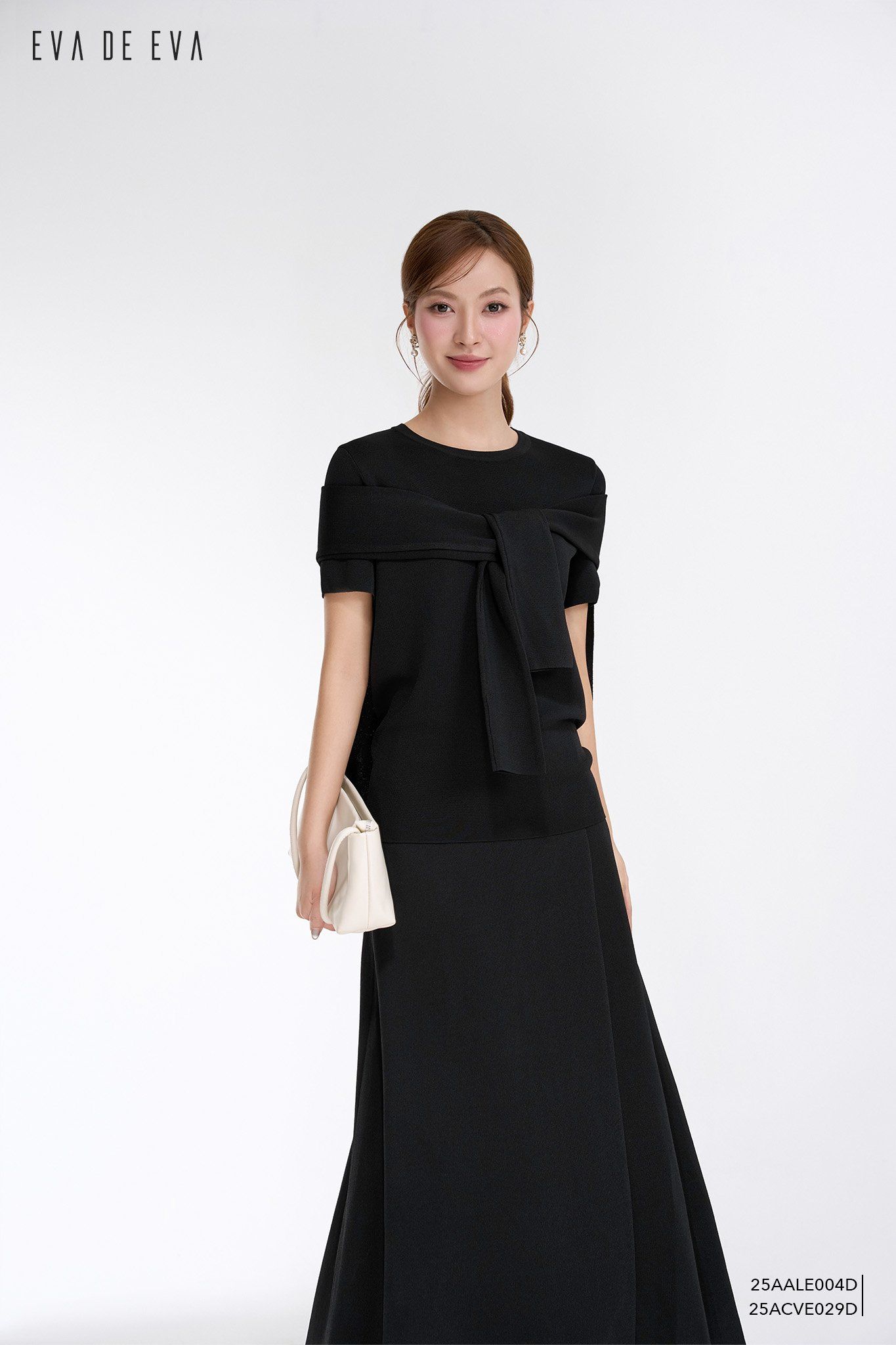  Áo len ngắn tay,  25AALE004D 