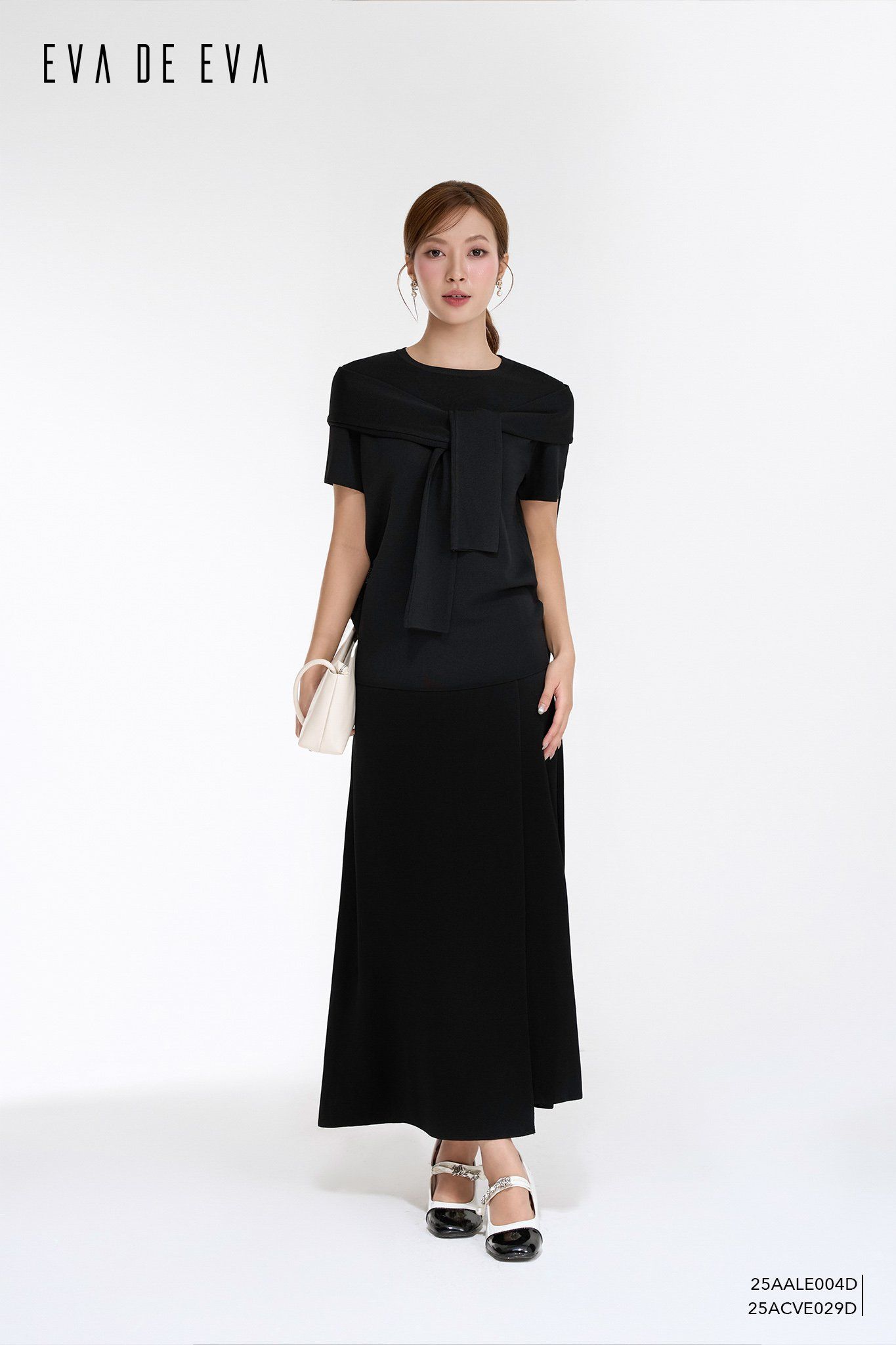  Áo len ngắn tay,  25AALE004D 