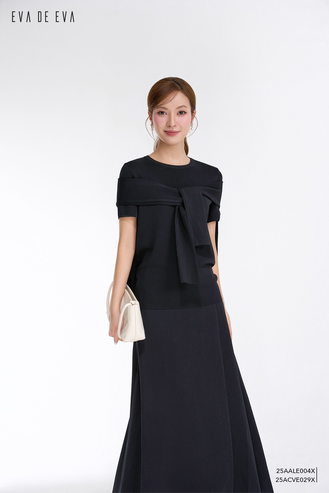  Áo len ngắn tay,  25AALE004X 