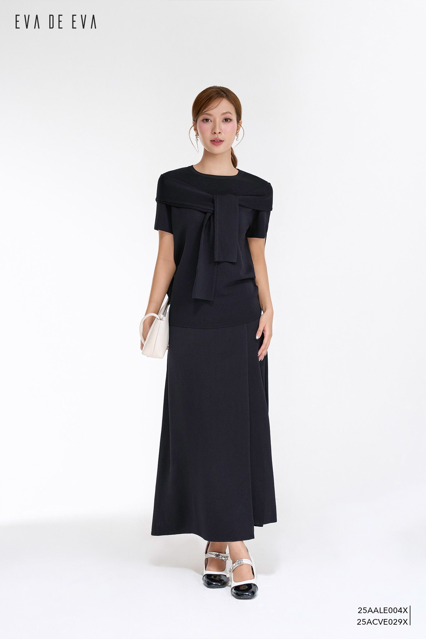  Áo len ngắn tay,  25AALE004X 